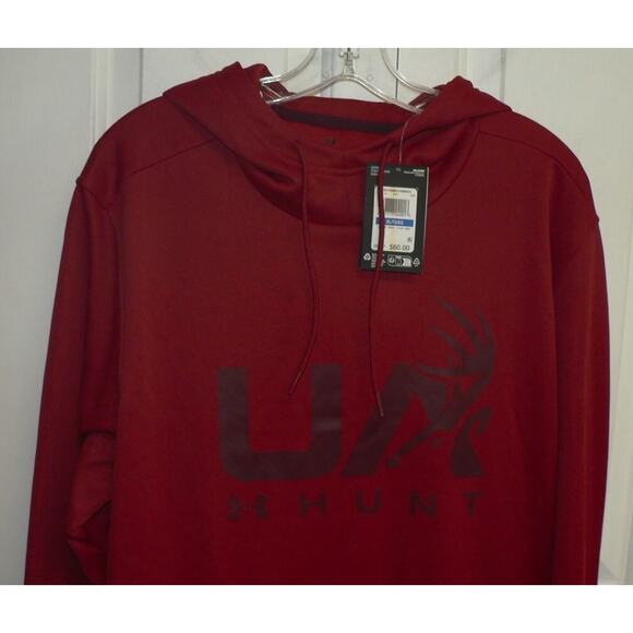 Under Armour Men's Hunt Icon Hoodie in Earthen Orange XLarge MSRP $60 - Picture 7 of 8